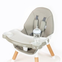 Jedálenská stolička 3v1 New Baby Grace grey sivá #1
