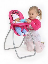 Jedálenská stolička a hojdačka 2v1 pre bábiky PlayTo Isabella podľa obrázku #2