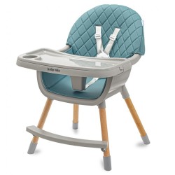 Jedálenská stolička Baby Mix Freja wooden dusty green zelená #5