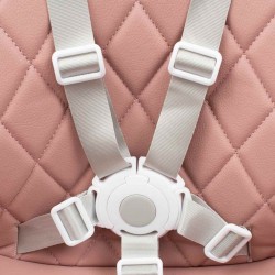 Jedálenská stolička Baby Mix Freja wooden dusty pink ružová #2