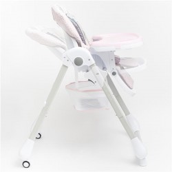 Jedálenská stolička Baby Mix Infant pink ružová #4
