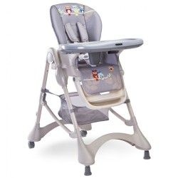 Jedálenská stolička CARETERO Magnus New graphite (poškodený obal) sivá #3