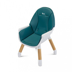Jedálenská stolička CARETERO TUVA dark green zelená #6