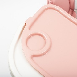 Jedálenská stolička Muka NEW BABY dusty pink ružová #3