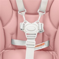 Jedálenská stolička Muka NEW BABY dusty pink ružová #5