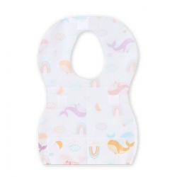 Jednorazové detské podbradníky BabyOno 10 ks v balení biela #4