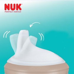 Kojenecká fľaša NUK Perfect Match na učenie Sheep 260 ml sivá #1