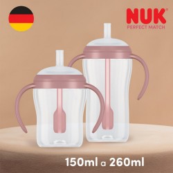 Kojenecká fľaša NUK Perfect Match na učenie so slamkou BEAR150 ml béžová #5