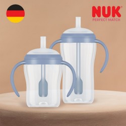 Kojenecká fľaša NUK Perfect Match na učenie so slamkou PENGUIN 150 ml sivá #5