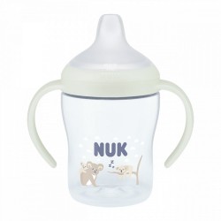 Kojenecká fľaša NUK Perfect Match na učenie svietiaca v tme 150 ml Koala béžová #1
