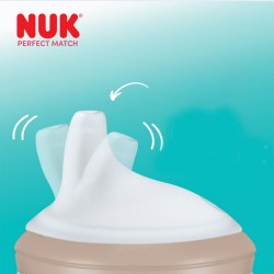Kojenecká fľaša NUK Perfect Match na učenie svietiaca v tme 150 ml Koala béžová #5