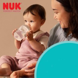 Kojenecká fľaša NUK Perfect Match na učenie svietiaca v tme 150 ml Koala béžová #6