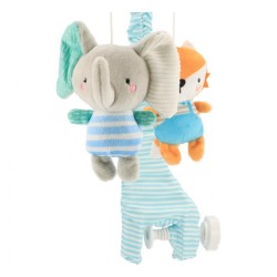 Kolotoč nad postieľku Baby Mix Slony a líšky multicolor #3