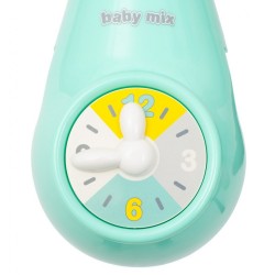 Kolotoč nad postieľku so svetelným projektorom Baby Mix mint zelená #4