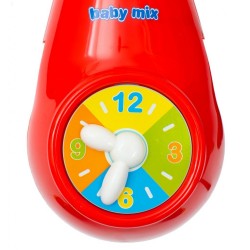 Kolotoč nad postieľku so svetelným projektorom Baby Mix red Červená #5
