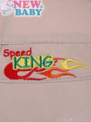Letná detská čiapočka-šatka New Baby Speed King bežová #1