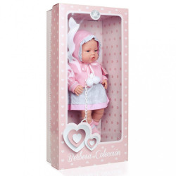 Luxusná detská bábika-bábätko Berbesa Amanda 43cm ružová #1