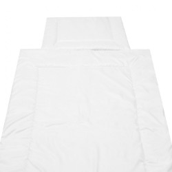 Luxusné výplne New Baby z mikrovlákna vankúš a perinka 100/135 biela #1