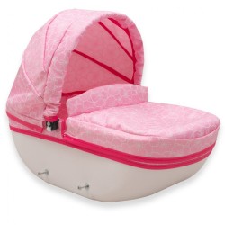 Luxusný detský kočík pre bábiky New Baby COMFORT ružový #2