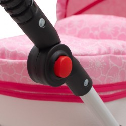 Luxusný detský kočík pre bábiky New Baby COMFORT ružový #4