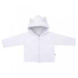 Luxusný detský zimný kabátik s kapucňou New Baby Snowy collection biela #3