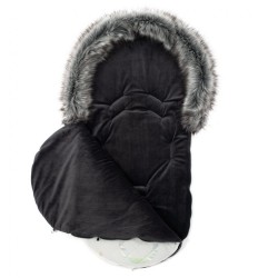 Luxusný fusak s kožušinkou Climber New Baby béžová #1