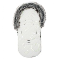 Luxusný fusak s kožušinkou Climber New Baby béžová #2