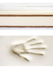 Matrac Sensillo Memory termo-molitan-kokos 140x70 cm-Aloe Vera biela #2