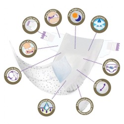 MEGAPACK Detské jednorázové plienky New Love Premium comfort 4 MAXI 7-18 kg 5x44 ks biela #3