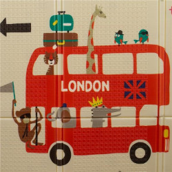 Multifunkčná skladacia hracia podložka PlayTo Londýn podľa obrázku #2