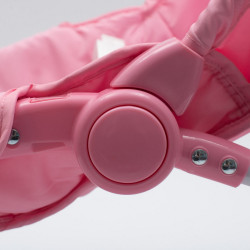 Multifunkčné hojdacie lehátko pre miminko Baby Mix ružovo-biele #5