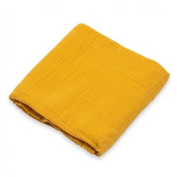 Mušelínová deka New Baby  mustard Žltá