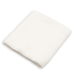 Mušelínová deka New Baby white biela