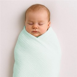 Mušelínová detská deka New Baby 70x100 cm mint zelená #1