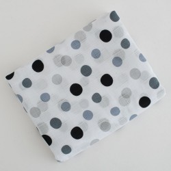 Mušelínová plienka New Baby 120x120 cm bodky podľa obrázku #1