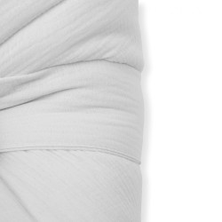 Mušelínová šnurovacia zavinovačka New Baby white biela #2