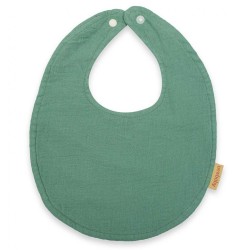Mušelínový detský podbradník New Baby green zelená