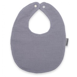 Mušelínový detský podbradník New Baby grey sivá