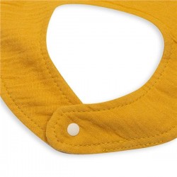 Mušelínový detský podbradník New Baby mustard Žltá #1