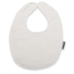 Mušelínový detský podbradník New Baby white biela