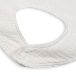 Mušelínový detský podbradník New Baby white biela #1