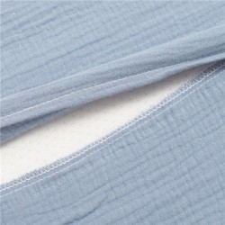 Mušelínový poťah na detský vankúš - klin New Baby STANDARD 59x37cm blue modrá #1