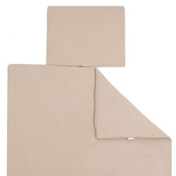 Mušelínový set s výplňou New Baby 80x70 cm béžový #1