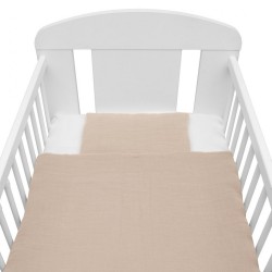 Mušelínový set s výplňou New Baby 80x70 cm béžový #2