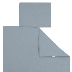 Mušelínový set s výplňou New Baby 80x70 cm modrý #1