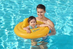Nafukovací kruh pre najmenších Bestway Swim Safe Step A 69cm Žltá #2