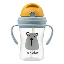 Náhradné slamky pre fľašu Akuku 300 ml (poškodený obal) transparentná #2