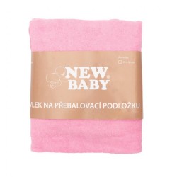 Návlek na prebaľovaciu podložku New Baby 50x70 ružový #1