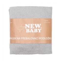 Návlek na prebaľovaciu podložku New Baby 50x70 sivý #1