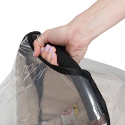 Nepremokavá fólia-pláštenka pre nosidlá New Baby Basic transparentná #1